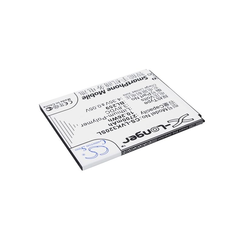 Li-polymer Battery Fits Lenovo, K32c36, Lemon 3, Lemon 3 Dual Sim Td-lte 3.8v, 2700mah Mobile & SmartPhone Cameron Sino Technology Limited