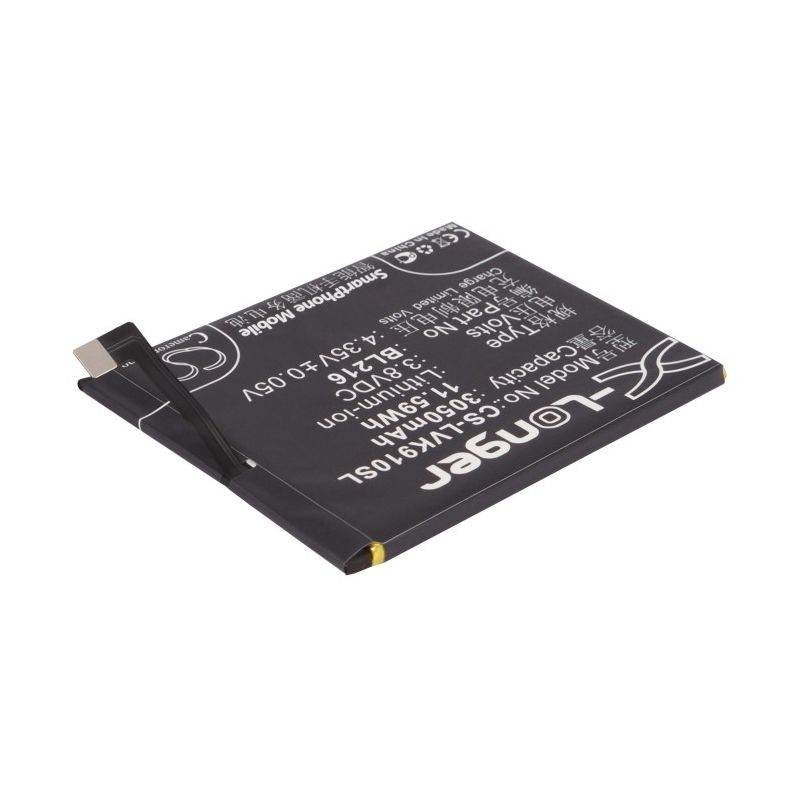 Li-Polymer Battery fits Lenovo, k910, k910e, vibe z 3.8V, 3050mAh Mobile & SmartPhone Cameron Sino Technology Limited