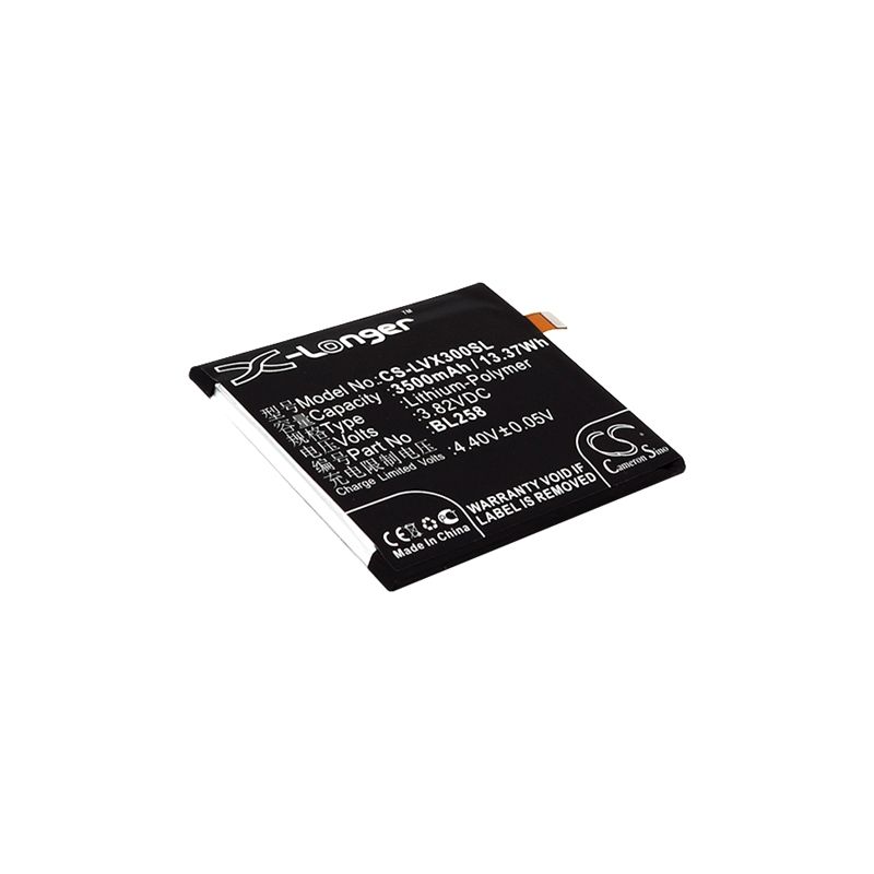 Li-Polymer Battery fits Lenovo, lemon x3, lemon x3 dual sim td-lte, vibe x3 3.82V, 3500mAh Mobile & SmartPhone Cameron Sino Technology Limited