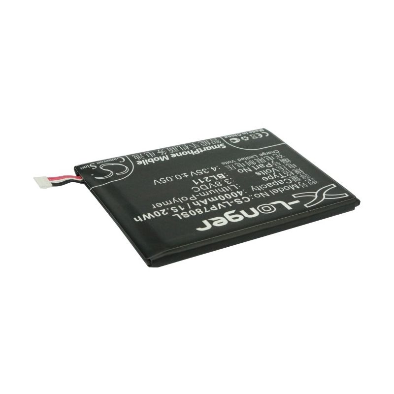 Li-Polymer Battery fits Lenovo, p780 3.8V, 4000mAh Mobile & SmartPhone Cameron Sino Technology Limited