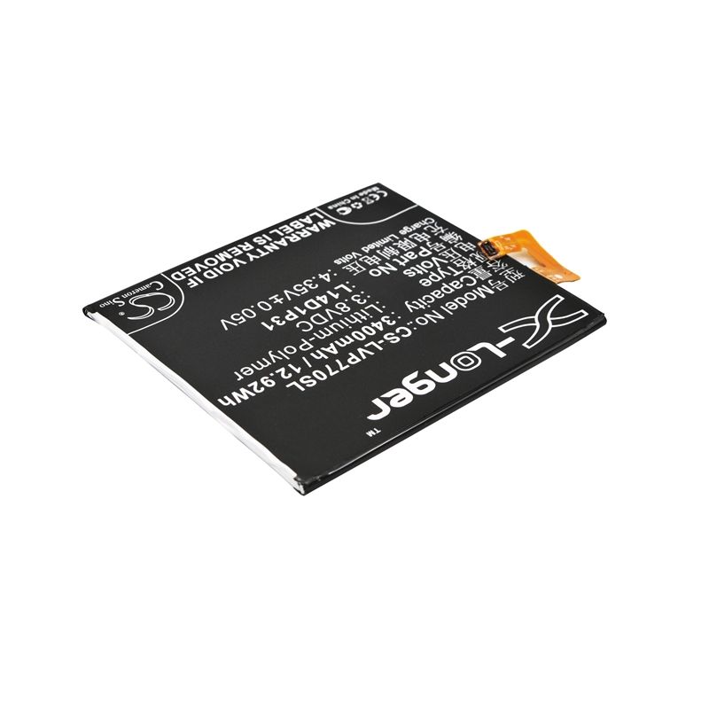 Li-Polymer Battery fits Lenovo, pb1-770n, pb1-770n dual sim td-lte 3.8V, 3400mAh Mobile & SmartPhone Cameron Sino Technology Limited