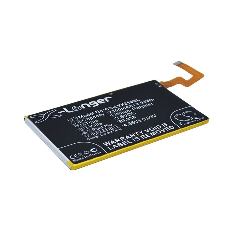 Li-Polymer Battery fits Lenovo, vibe x2pt5 3.8V, 2350mAh Communications Cameron Sino Technology Limited (Suspended)