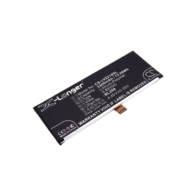 Li-Polymer Battery fits Lenovo, z2 rio 2016 edition, z2131, zuk 2 3.85V, 3400mAh Mobile & SmartPhone Cameron Sino Technology Limited