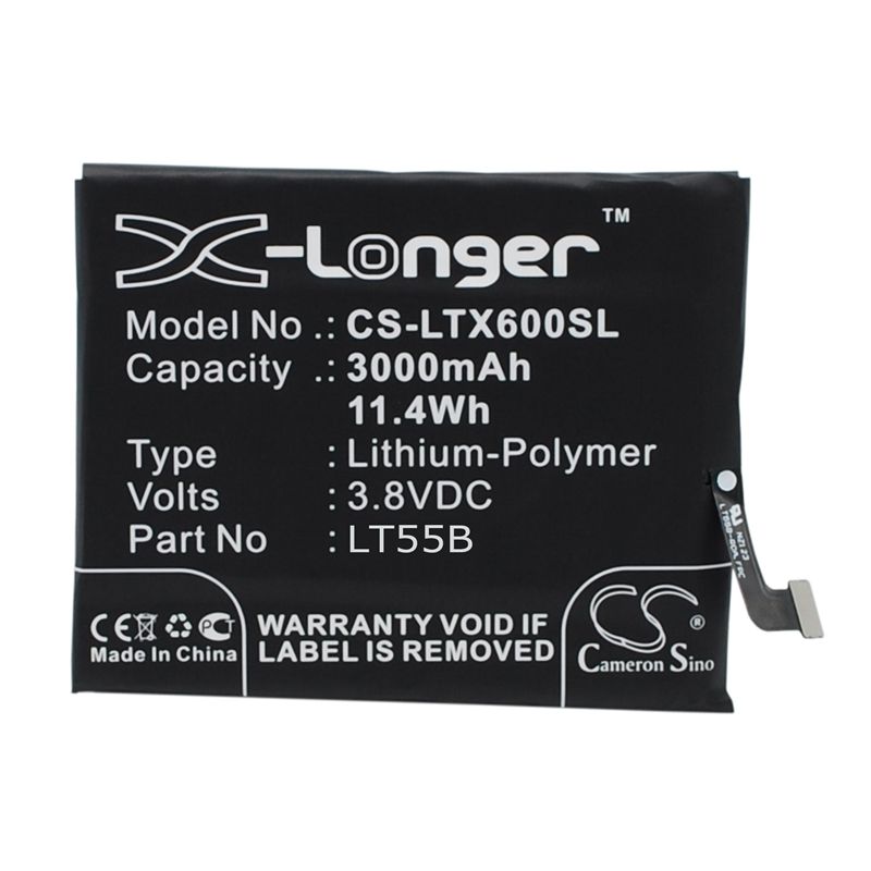 Li-polymer Battery Fits Letv,1, Lt55b, X600 3.8v, 3000mah Mobile & SmartPhone Cameron Sino Technology Limited