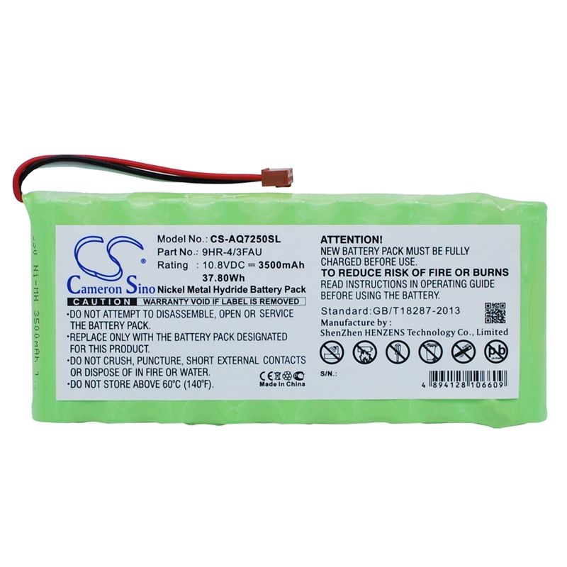 Ni-MH Battery fits Ando, Aq7250, Aq7250 Mini-otdr, 10.8V, 3500mAh Equipment & Survey & Test Cameron Sino Technology Limited