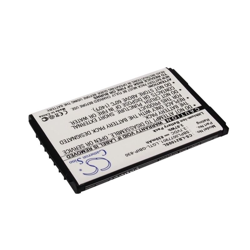 Li-ion Battery fits Lg, b2000, b2050, b2100 3.7V, 830mAh Communications Cameron Sino Technology Limited (Suspended)