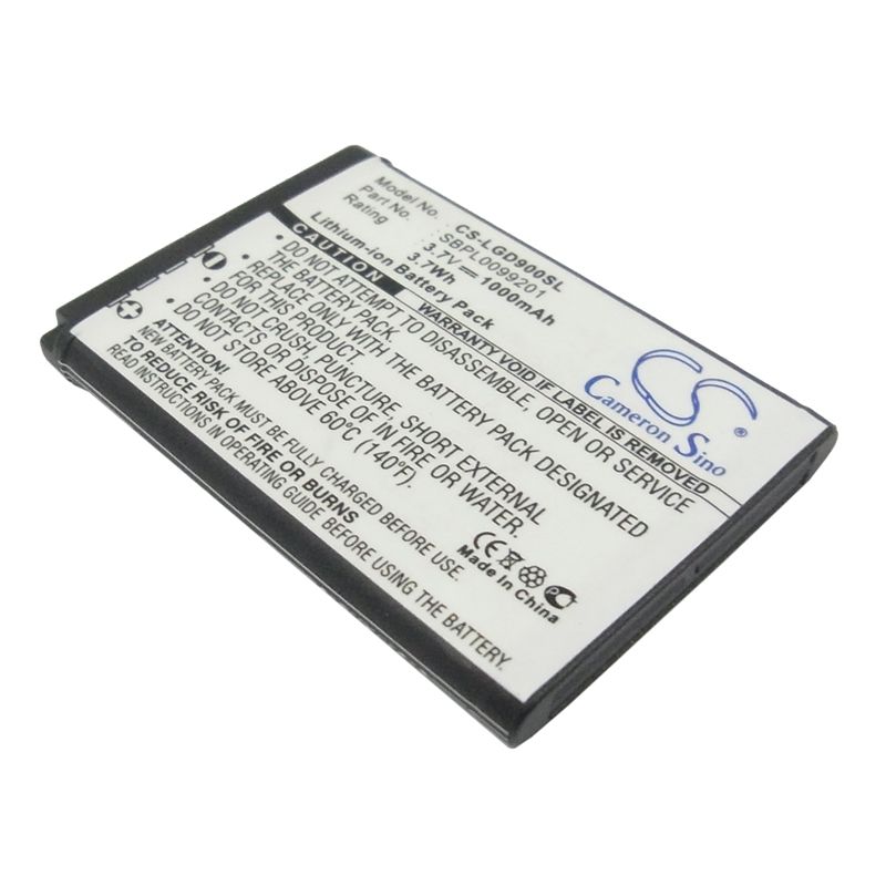 Li-ion Battery fits Lg, bl40 chocolate, gd900, gd900 crystal 3.7V, 1000mAh Mobile & SmartPhone Cameron Sino Technology Limited