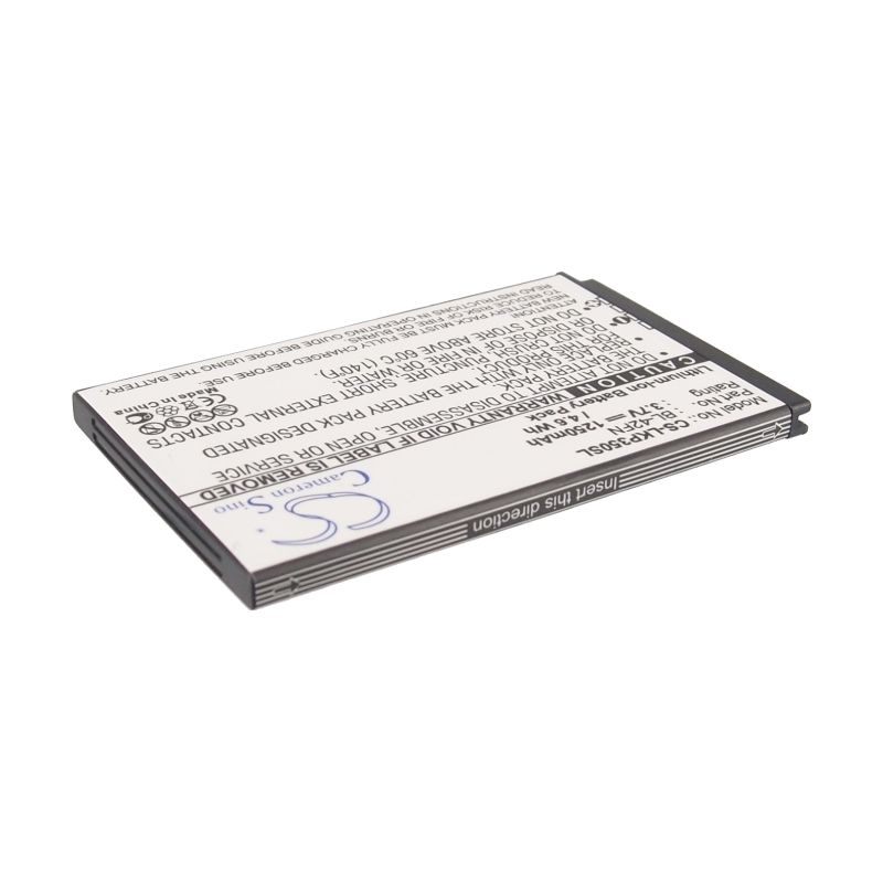 Li-ion Battery fits Lg, c550, optimus me, p350 3.7V, 1250mAh Mobile & SmartPhone Cameron Sino Technology Limited