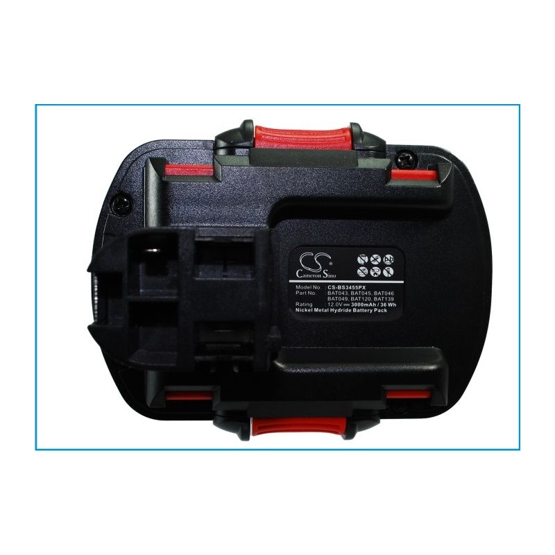 Ni-mh Battery Fits Bosch, 22612, 23612, 32612 12.0v, 3000mah Power Tools Cameron Sino Technology Limited