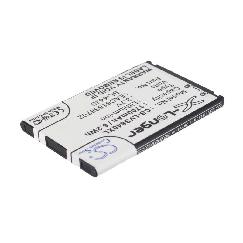 Li-ion Battery fits Lg, cayman, lucid, lucid 4g 3.7V, 1700mAh Mobile & SmartPhone Cameron Sino Technology Limited