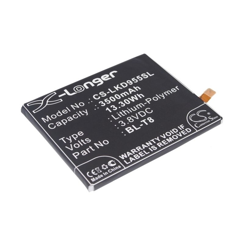 Li-Polymer Battery fits Lg, chameleon, d950, d955 3.8V, 3500mAh Mobile & SmartPhone Cameron Sino Technology Limited