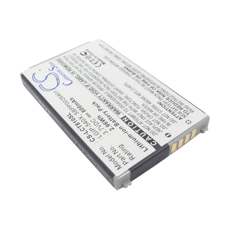 Li-ion Battery fits Lg, ct810, ct810 incite, gw550 3.7V, 800mAh Mobile & SmartPhone Cameron Sino Technology Limited