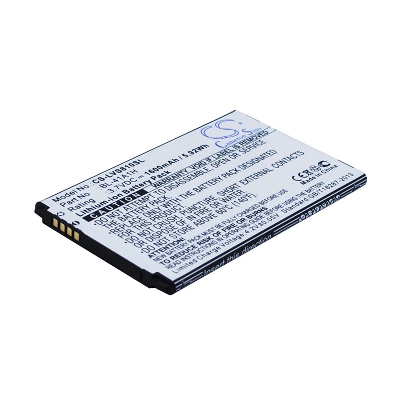 Li-ion Battery fits Lg, cz2112lwr, d390, d390n 3.7V, 1600mAh Mobile & SmartPhone Cameron Sino Technology Limited