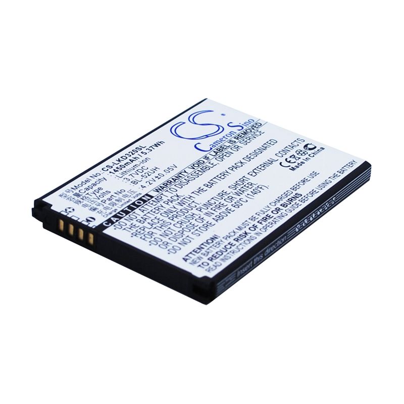 Li-ion Battery fits Lg, d280, d280n, d285 3.7V, 1450mAh Mobile & SmartPhone Cameron Sino Technology Limited