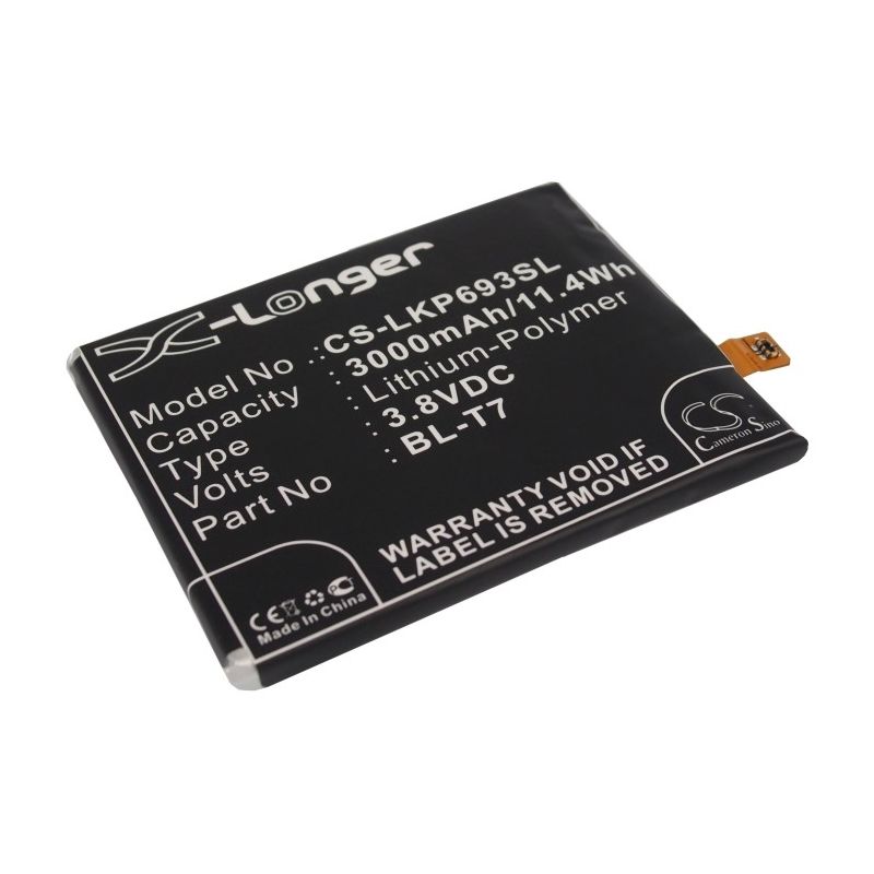 Li-polymer Battery Fits Lg, D800, D801, D802 3.8v, 3000mah Mobile & SmartPhone Cameron Sino Technology Limited