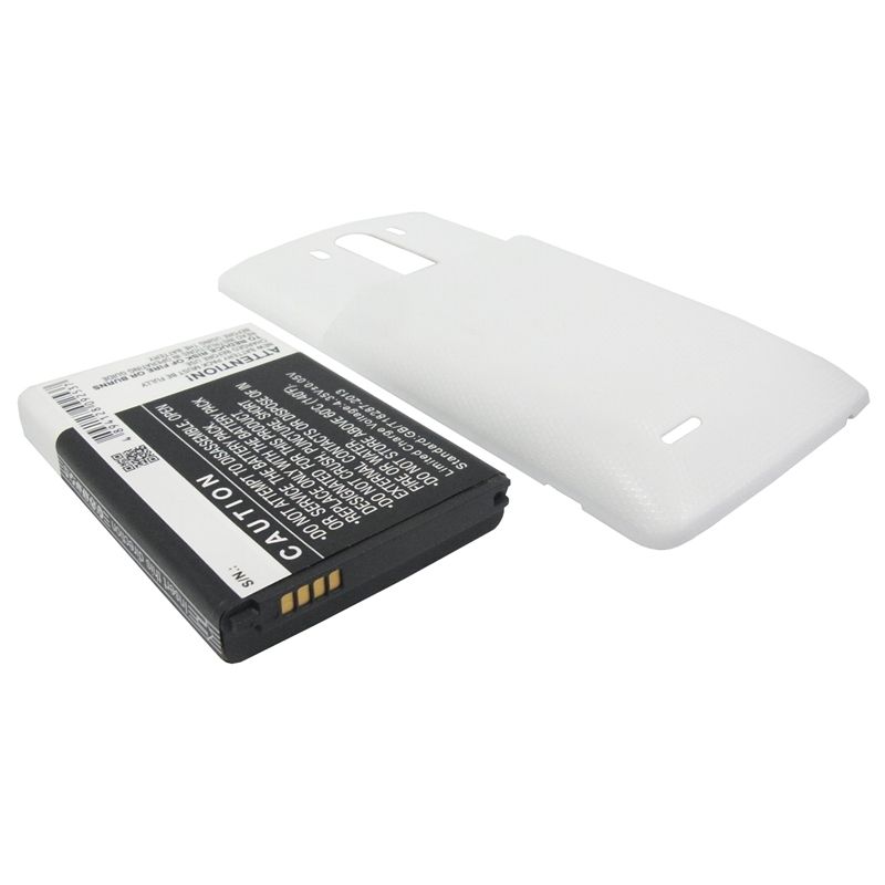 White 3.8V 6000mAh Lg, d830, d850, d850 lte Replacement Battery Mobile & SmartPhone Cameron Sino Technology Limited