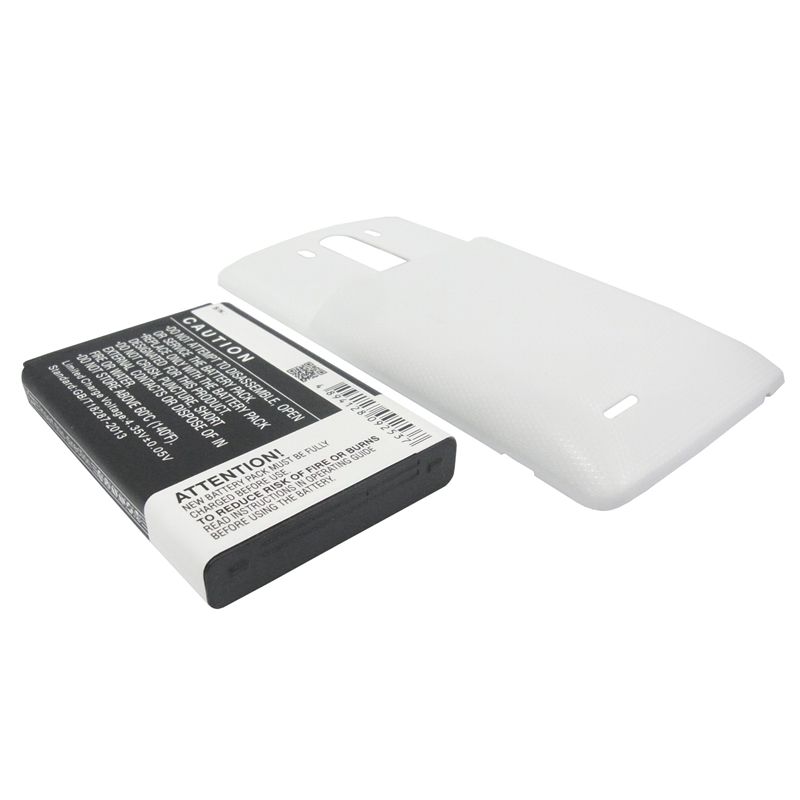 White 3.8V 6000mAh Lg, d830, d850, d850 lte Replacement Battery Mobile & SmartPhone Cameron Sino Technology Limited