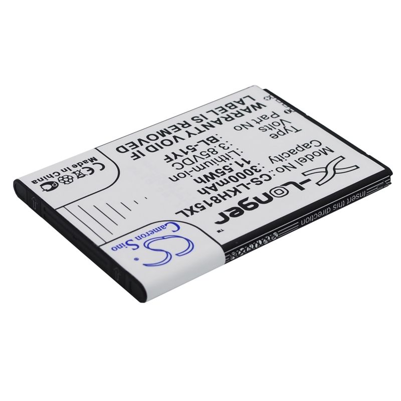 Li-ion Battery Fits Lg, Ds1402, G Stylo, G Stylo Lte 3.85v, 3000mah Mobile & SmartPhone Cameron Sino Technology Limited