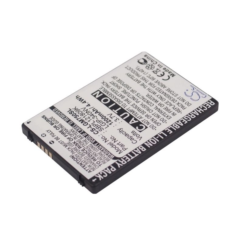 Li-ion Battery fits Lg, eigen, gm750, layla 3.7V, 1200mAh Mobile & SmartPhone Cameron Sino Technology Limited