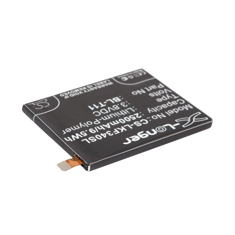 Li-Polymer Battery fits Lg, f340, g flex 3.8V, 2500mAh Mobile & SmartPhone Cameron Sino Technology Limited