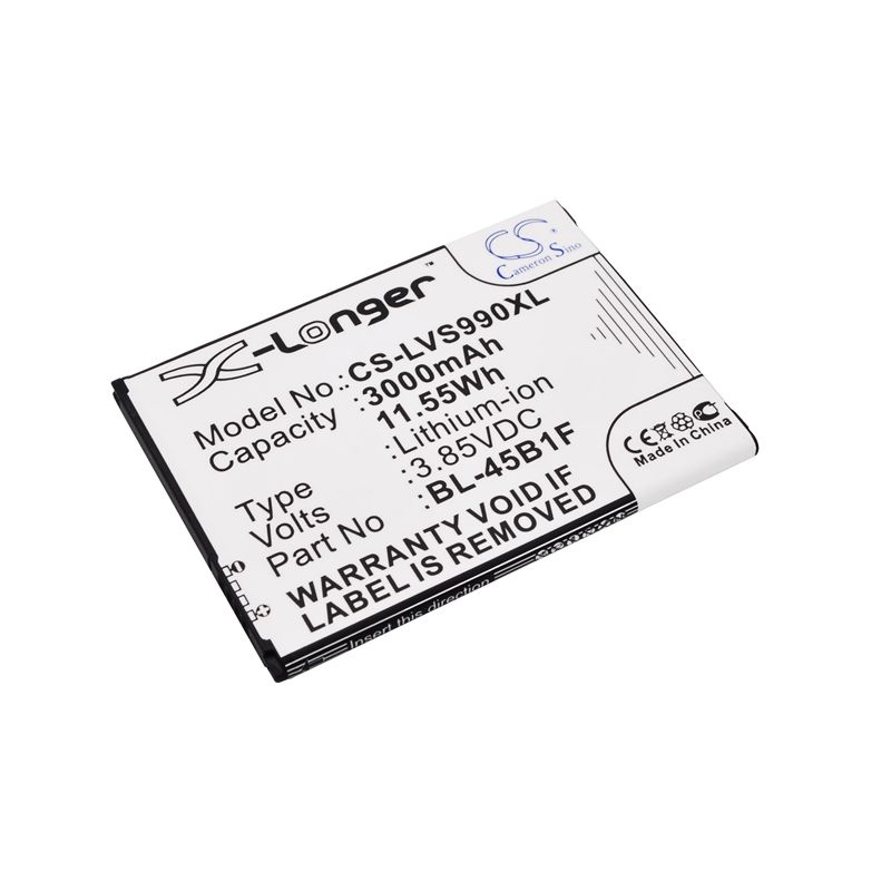 Li-ion Battery Fits Lg, F600, F720s, G Stylo 2 Plus 3.85v, 3000mah Mobile & SmartPhone Cameron Sino Technology Limited