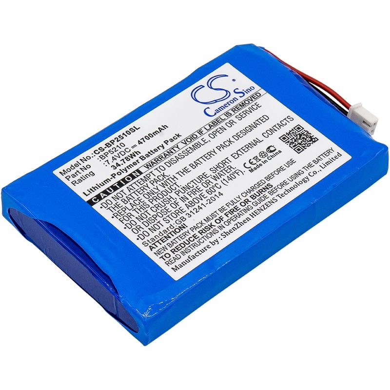 Li-Polymer Battery fits Bk Precision, 2510, 2510 Oscilloscopes, 2511 7.4V, 4700mAh Equipment & Survey & Test Cameron Sino Technology Limited