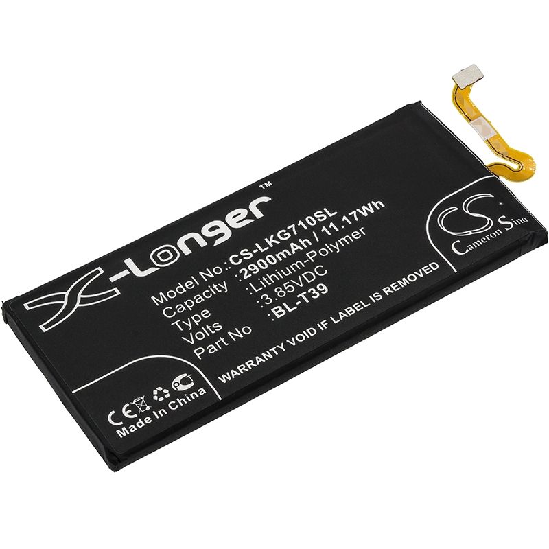 Li-polymer Battery Fits Lg, G7 Plus Thinq, G7 Plus Thinq Dual Sim, G7 Plus Thinq Dual Sim Td-lte 3.85v, 2900mah Mobile & SmartPhone Cameron Sino Technology Limited