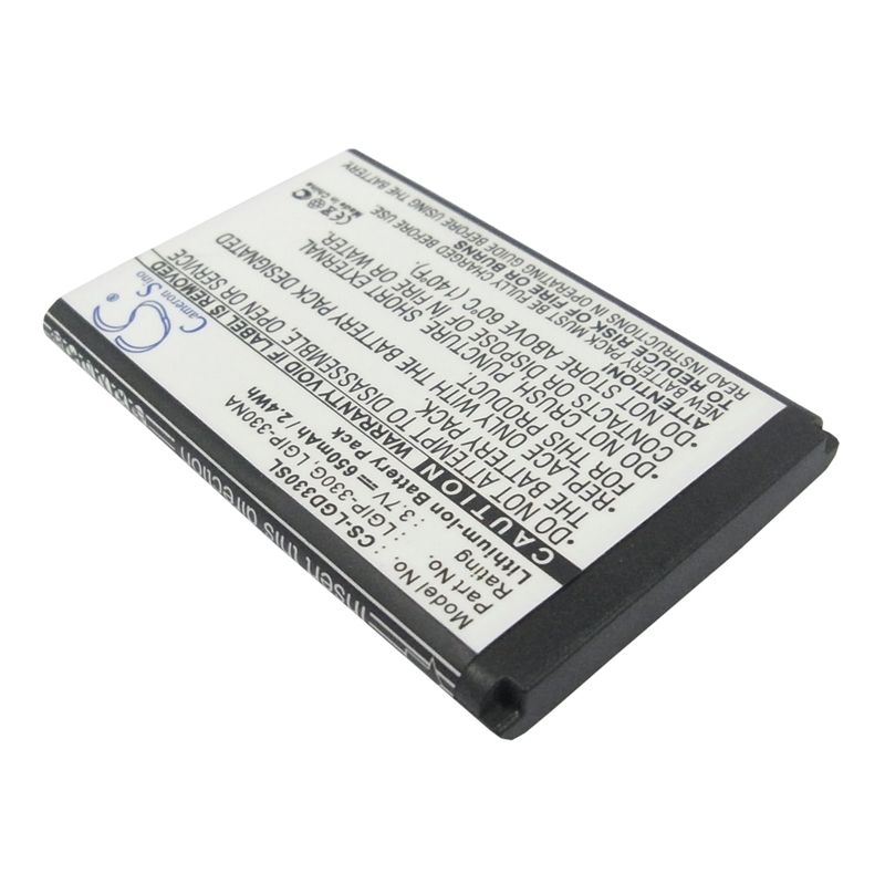 Li-ion Battery fits Lg, gb220, gb230, gd350 3.7V, 650mAh Mobile & SmartPhone Cameron Sino Technology Limited