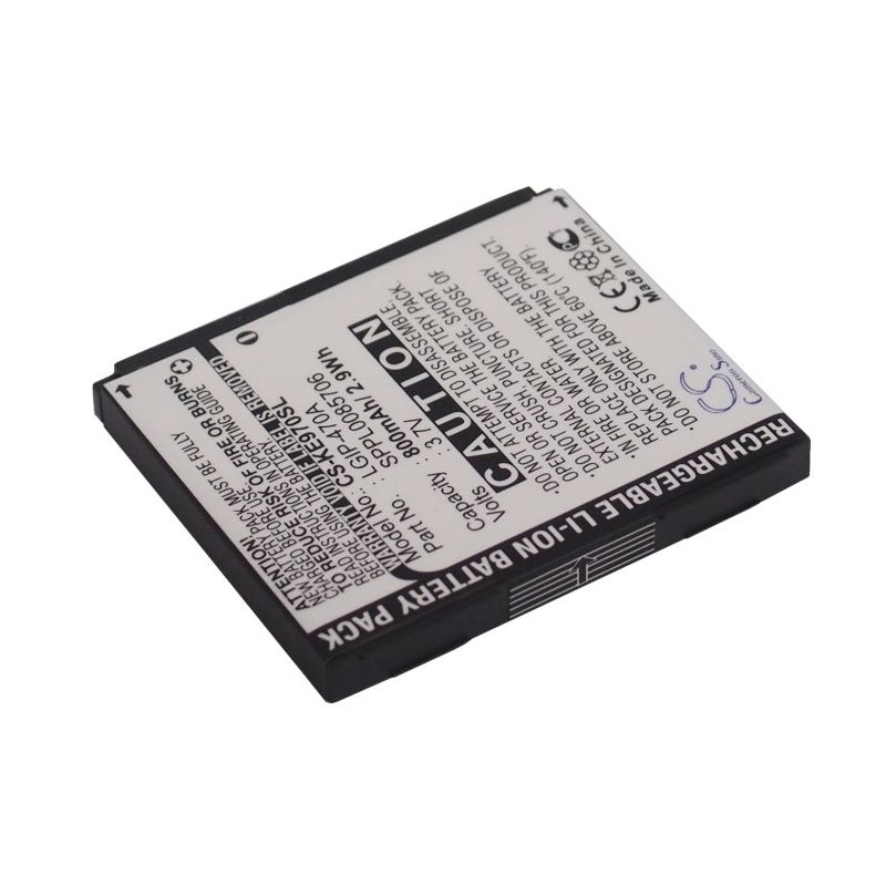 Li-ion Battery fits Lg, gd330, ke70, ke970 3.7V, 800mAh Mobile & SmartPhone Cameron Sino Technology Limited