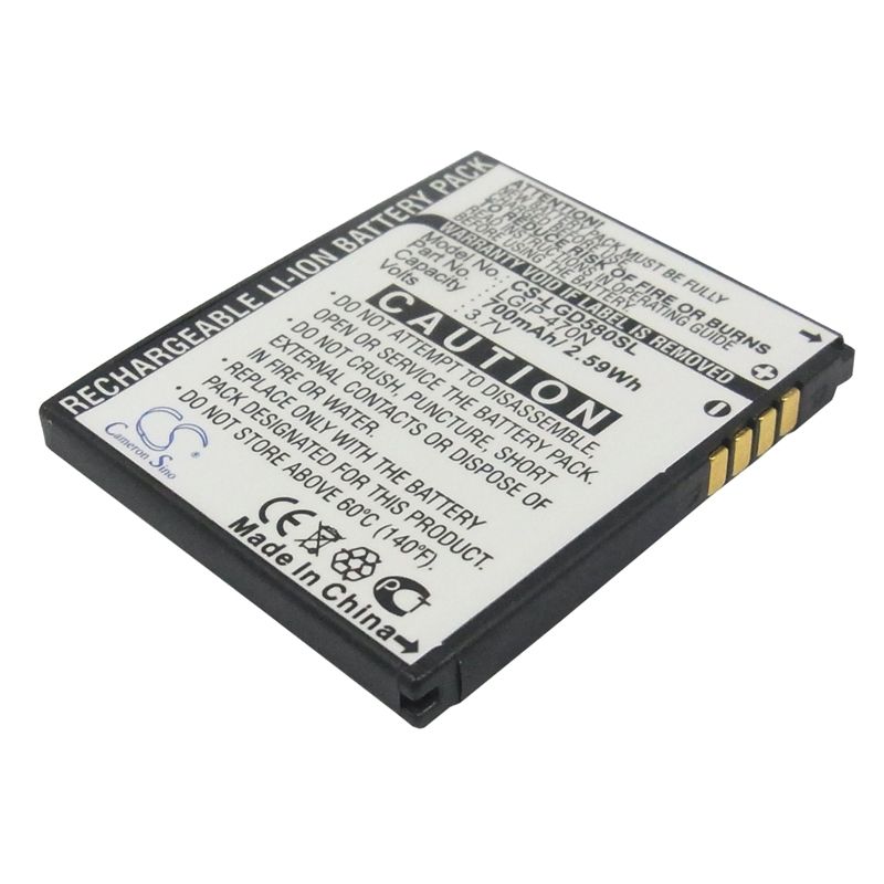 Li-ion Battery fits Lg, gd580, gd580 lollitop 3.7V, 700mAh Mobile & SmartPhone Cameron Sino Technology Limited
