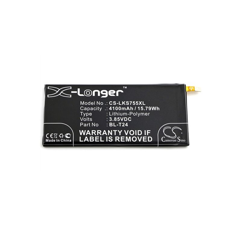 Li-polymer Battery Fits Lg, H700, K212, K220 3.85v, 4100mah Mobile & SmartPhone Cameron Sino Technology Limited