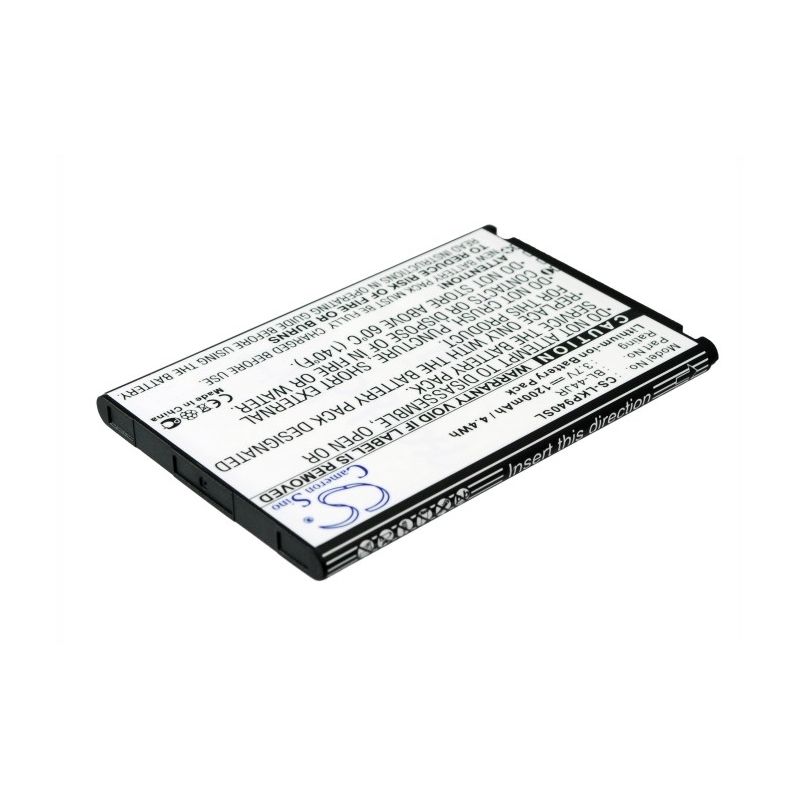 Li-ion Battery fits Lg, k2, ku5400, optimus ex 3.7V, 1200mAh Mobile & SmartPhone Cameron Sino Technology Limited