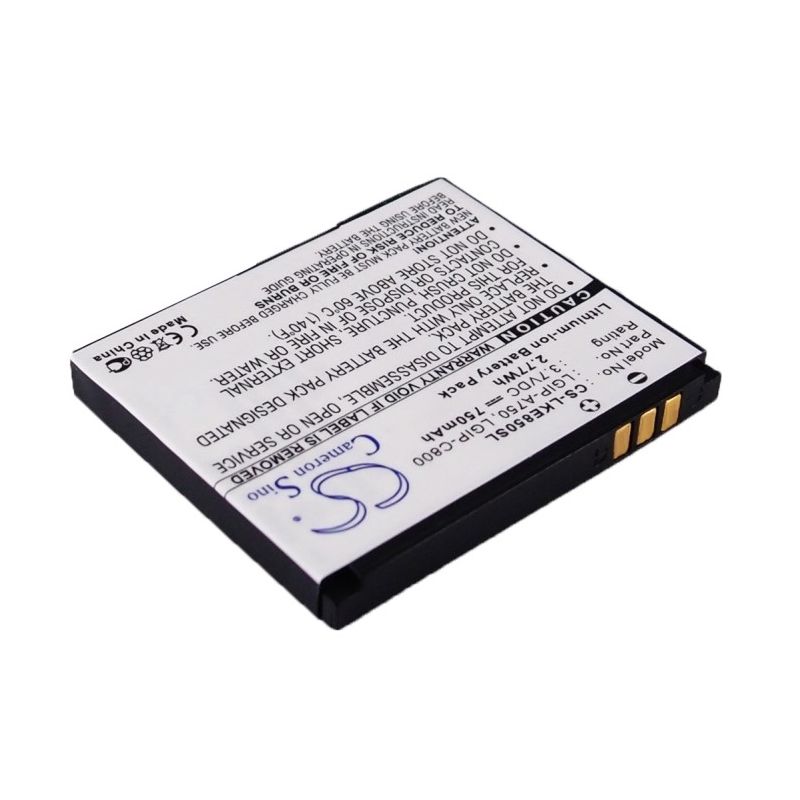 Li-ion Battery fits Lg, kb6100, ke820, ke850 3.7V, 750mAh Mobile & SmartPhone Cameron Sino Technology Limited