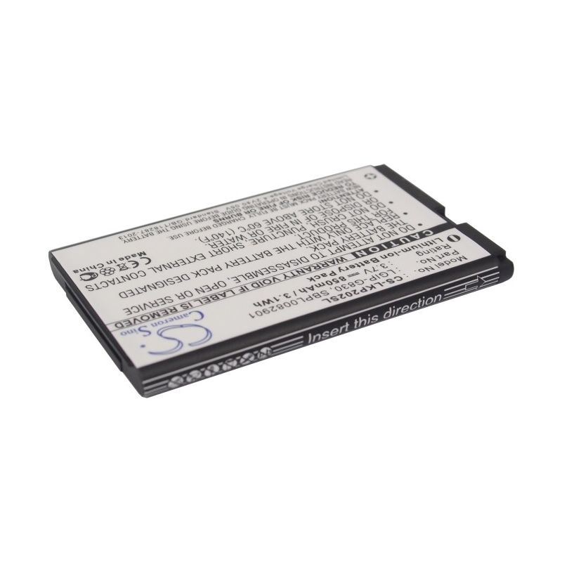 Li-ion Battery fits Lg, kg120, kg202, kg290 3.7V, 850mAh Mobile & SmartPhone Cameron Sino Technology Limited