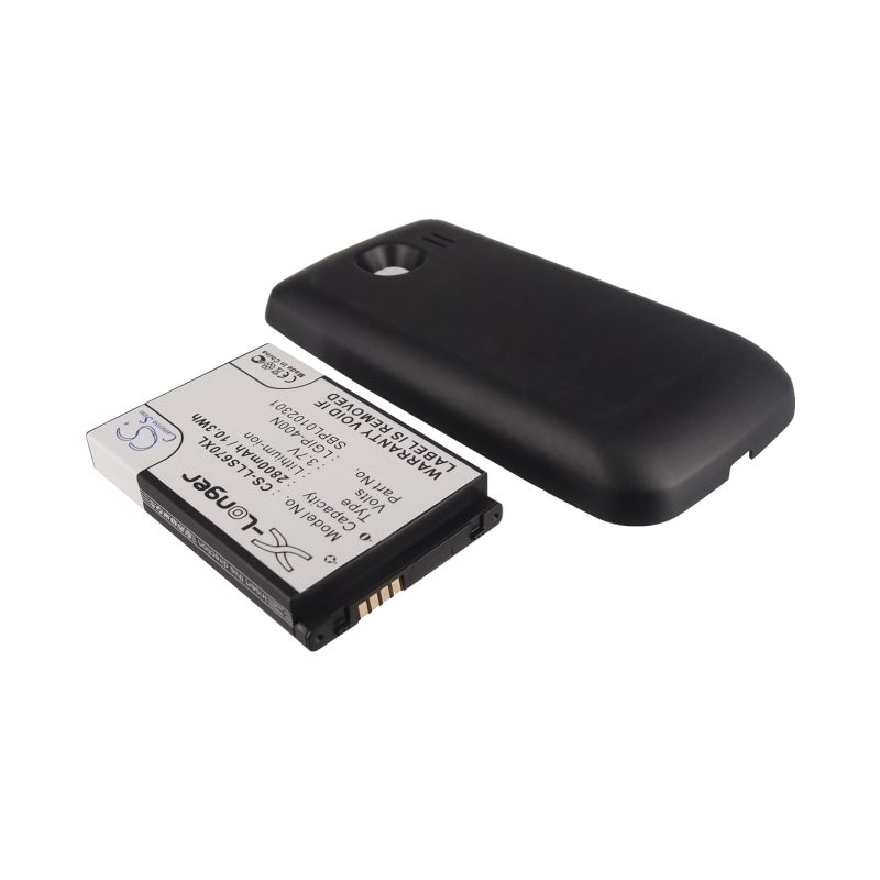 Li-ion Battery fits Lg, ls670, optimus s 3.7V, 2800mAh Mobile & SmartPhone Cameron Sino Technology Limited