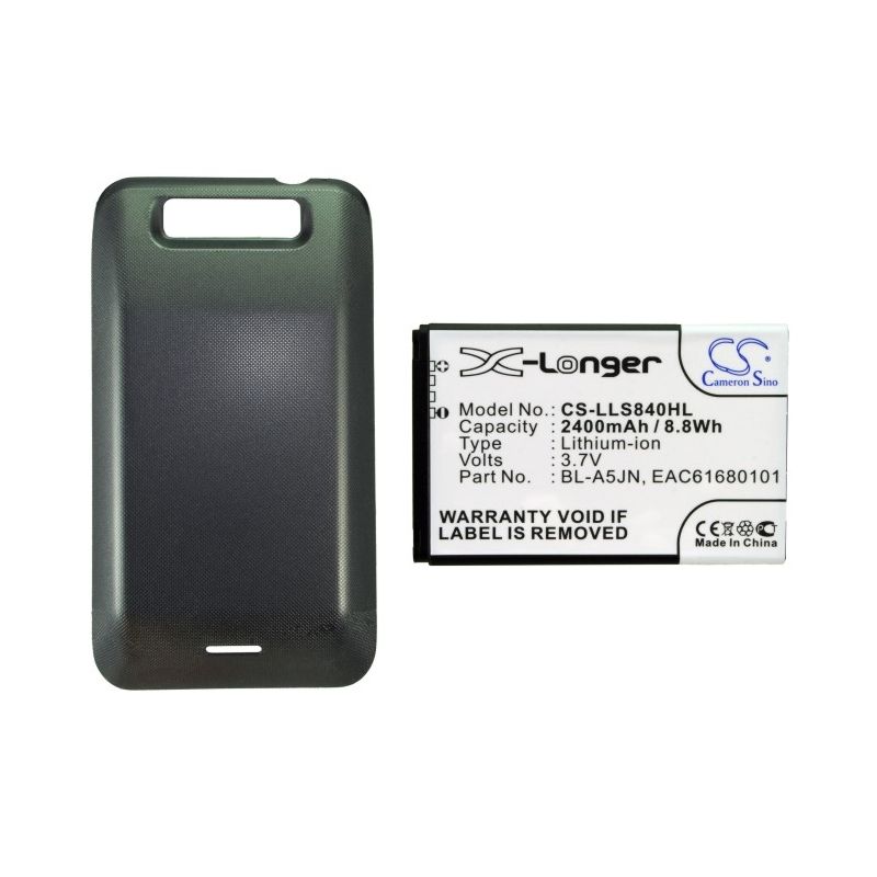 Li-ion Battery fits Lg, ls840, sprint, ls840 3.7V, 2400mAh Mobile & SmartPhone Cameron Sino Technology Limited