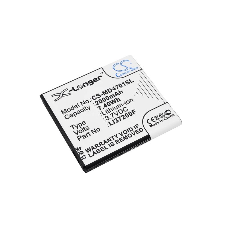 Li-ion Battery fits Medion, life x4701, md 98272, smartphone x4701 3.7V, 2000mAh Mobile & SmartPhone Cameron Sino Technology Limited