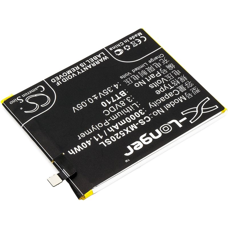 Li-Polymer Battery fits Meilan, a5, meizu, m5c 3.8V, 3000mAh Mobile & SmartPhone Cameron Sino Technology Limited