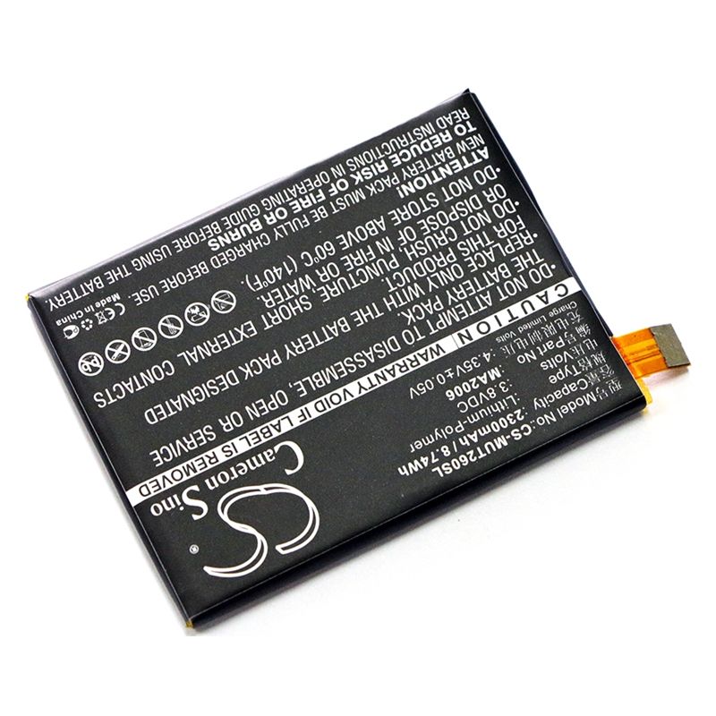 Li-Polymer Battery fits Meitu, mk260 3.8V, 2300mAh Communications Cameron Sino Technology Limited (Suspended)