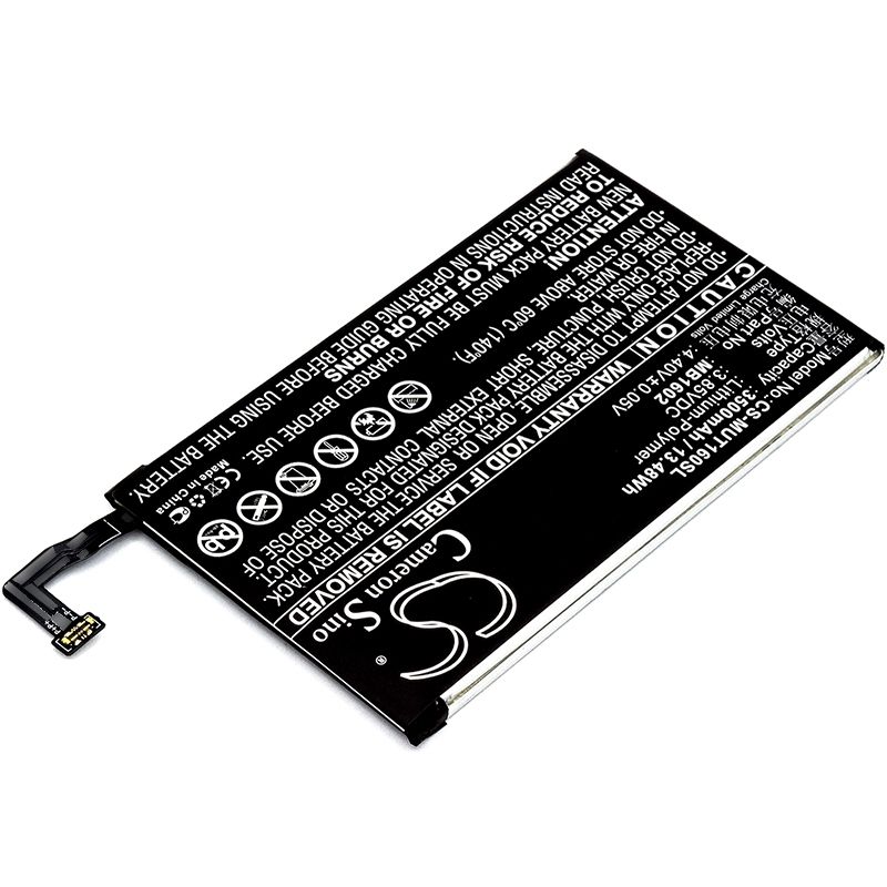 Li-Polymer Battery fits Meitu, mp1602, t8 3.85V, 3500mAh Mobile & SmartPhone Cameron Sino Technology Limited