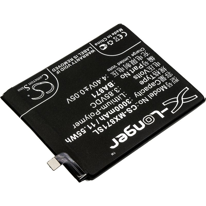 Li-Polymer Battery fits Meizu, 15 lite, m15 3.85V, 3000mAh Mobile & SmartPhone Cameron Sino Technology Limited