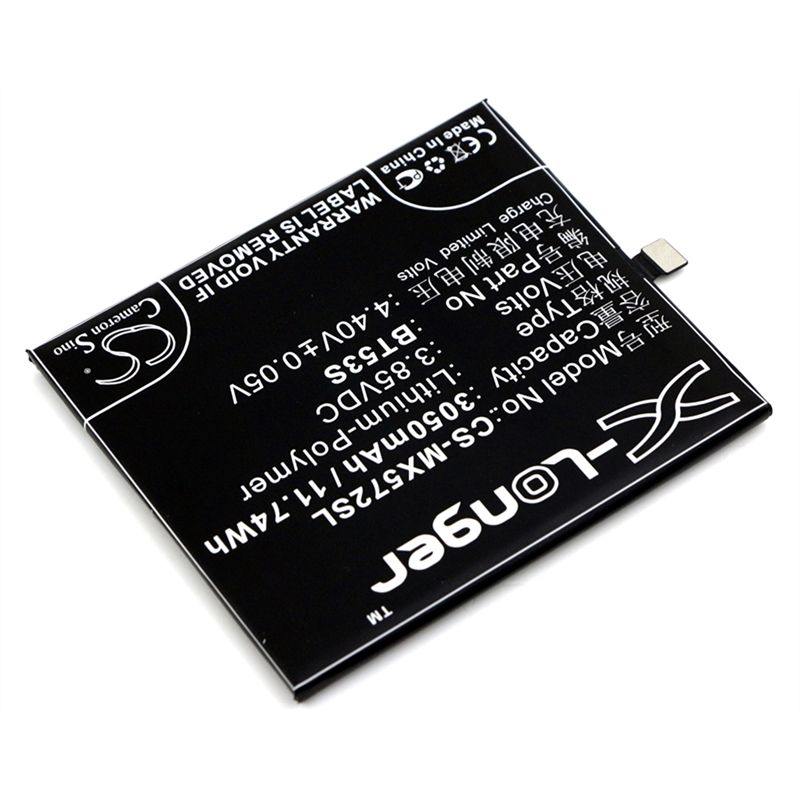 Li-Polymer Battery fits Meizu, m570q-s dual sim td-lte, pro 6s 3.85V, 3050mAh Mobile & SmartPhone Cameron Sino Technology Limited