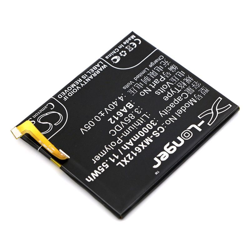 Li-Polymer Battery fits Meizu, m5s, m5s dual sim, m5s dual sim td-lte 3.85V, 3000mAh Mobile & SmartPhone Cameron Sino Technology Limited