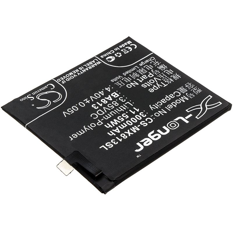 Li-Polymer Battery fits Meizu, m813q, v8 pro, v8 pro dual sim 3.85V, 3000mAh Mobile & SmartPhone Cameron Sino Technology Limited