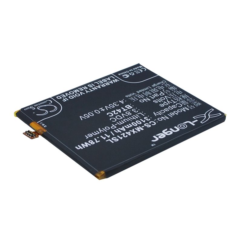 Li-Polymer Battery fits Meizu, note 2 3.8V, 3100mAh Mobile & SmartPhone Cameron Sino Technology Limited
