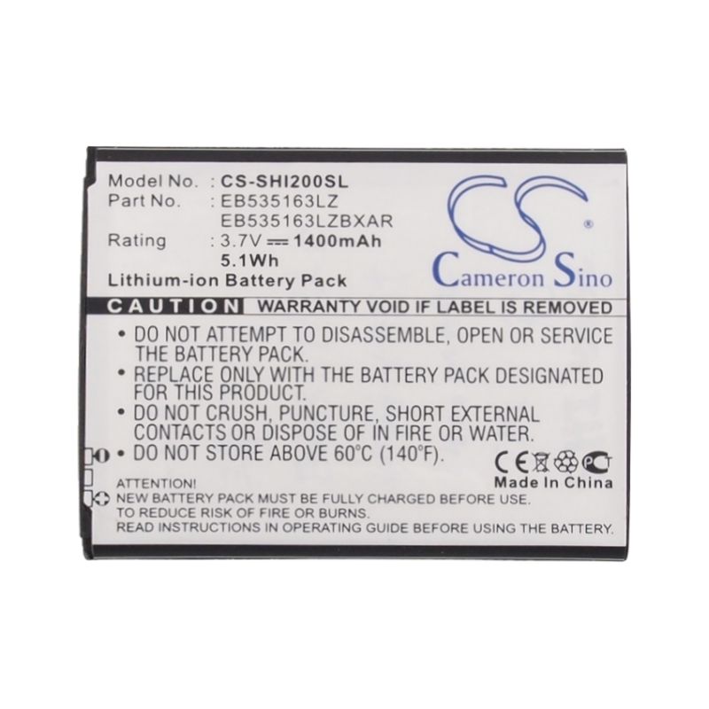 Li-ion Battery fits Metropcs, admire, admire 4g, galaxy admire 4g 3.7V, 1400mAh Mobile & SmartPhone Cameron Sino Technology Limited