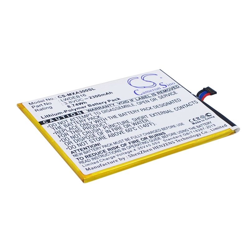 Li-Polymer Battery fits Micromax, a300, canvas gold 3.8V, 2300mAh Mobile & SmartPhone Cameron Sino Technology Limited