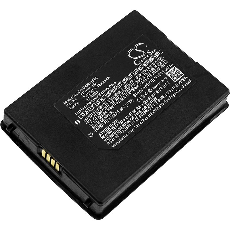 Li-Polymer Battery fits E-seek, M310, M310s, 7.4V, 1800mAh Equipment & Survey & Test Cameron Sino Technology Limited