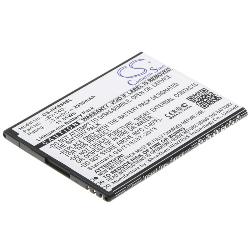 Li-ion Battery Fits Microsoft, Cityman, Lumia 950 Xl, Lumia 950 Xl Dual Sim 3.9v, 2950mah Mobile & SmartPhone Cameron Sino Technology Limited