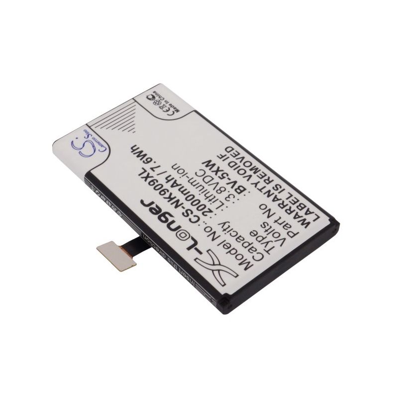 Li-ion Battery Fits Microsoft, Lumia 1020, Lumia 909, Nokia 3.8v, 2000mah Mobile & SmartPhone Cameron Sino Technology Limited
